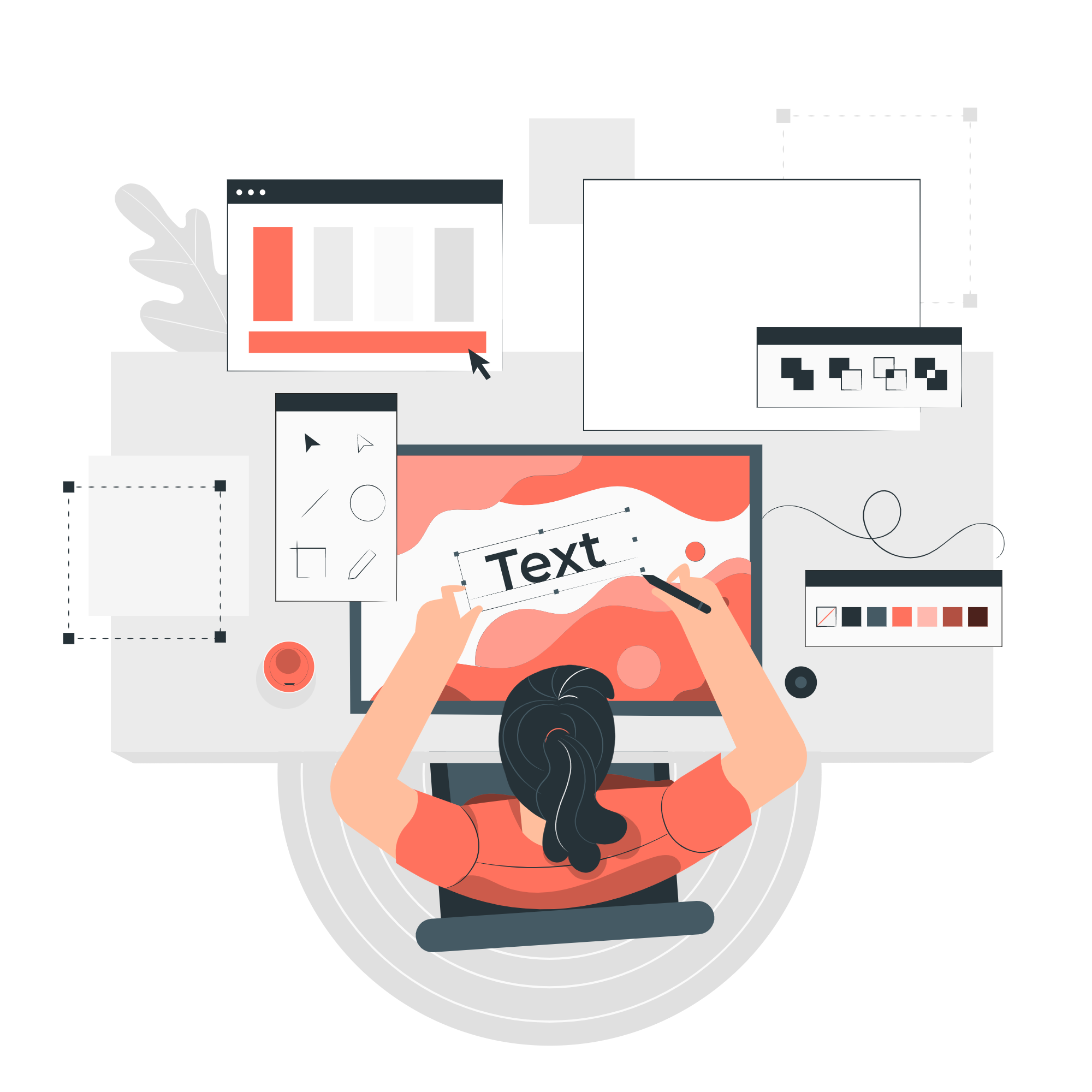 Om Creations graphic designing services