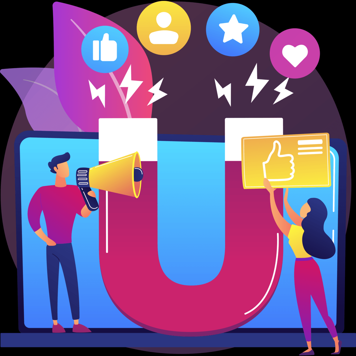 Om Creations graphic design lead generation